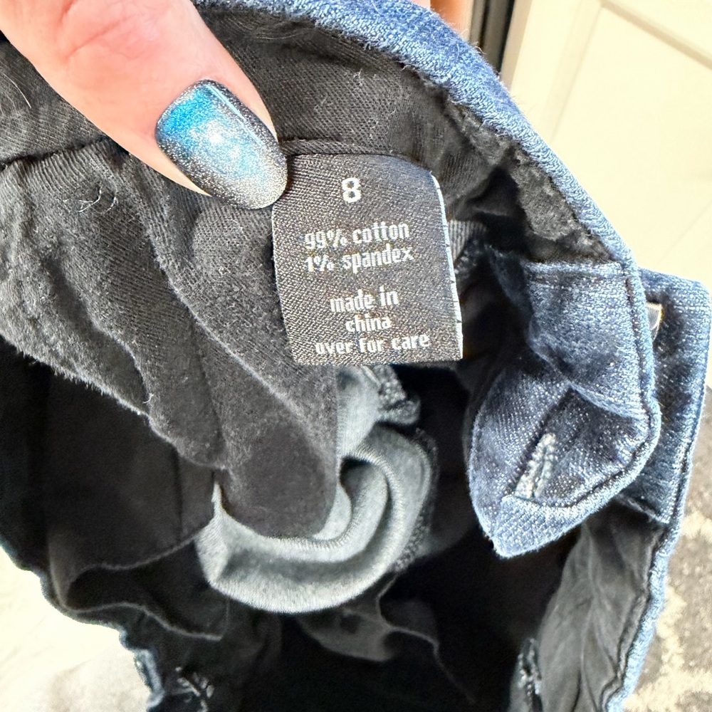The Limited Authentic 917 Boot Cut Jeans Trousers Size 8 Stretch Denim Dark Wash - Picture 4 of 4